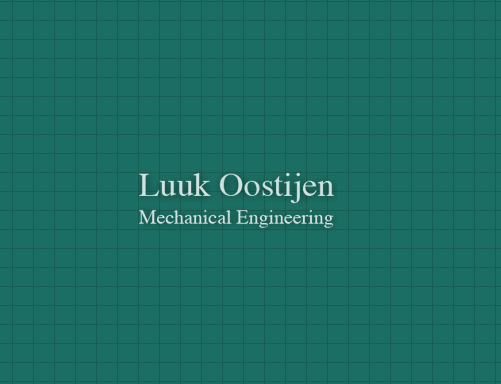 Grondig geleider federatie Luuk Oostijen Mechanical Engineering | Ingenieursbureau